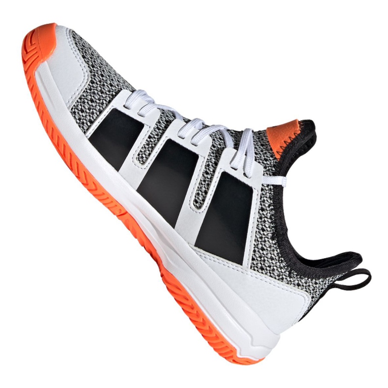 Tênis de handebol Adidas Stabil Jr F33830 multicolorido cinza 1