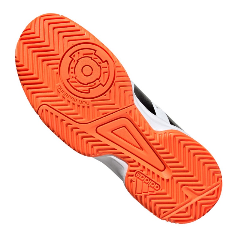 Tênis de handebol Adidas Stabil Jr F33830 multicolorido cinza 2