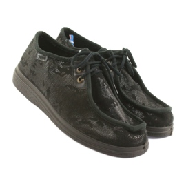 Sapatos femininos Befado pu 871D008 preto cinza 4