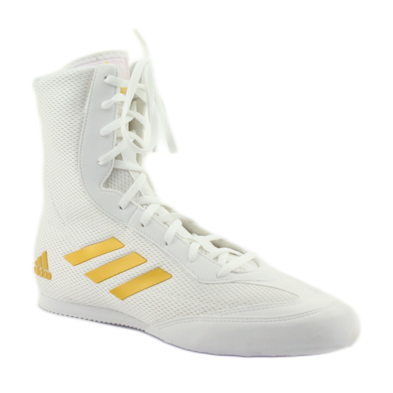 Sapatos de boxe Adidas Box Hog Plus branco 1