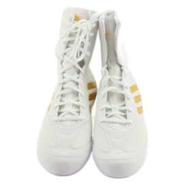 Sapatos de boxe Adidas Box Hog Plus branco 3 Sapatos de boxe Adidas Box Hog Plus branco 3