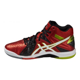 Tênis de vôlei Asics Gel-Cyber Sensei 6 Mt M B503Y-2101 multicolorido vermelho 1 Tênis de vôlei Asics Gel-Cyber Sensei 6 Mt M B503Y-2101 multicolorido vermelho 1