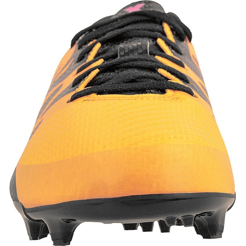 Chuteiras Adidas X 15.3 FG / AG Jr S74637 multicolorido laranja 2