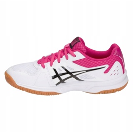 Tênis Asics Upcourt 3 W 1072A012-101 voleibol multicolorido branco 1