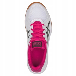 Tênis Asics Upcourt 3 W 1072A012-101 voleibol multicolorido branco 2