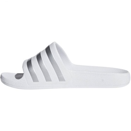 Chinelos Adidas Adilette Aqua K Jr F35555 branco 1