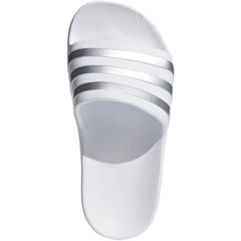 Chinelos Adidas Adilette Aqua K Jr F35555 branco 2