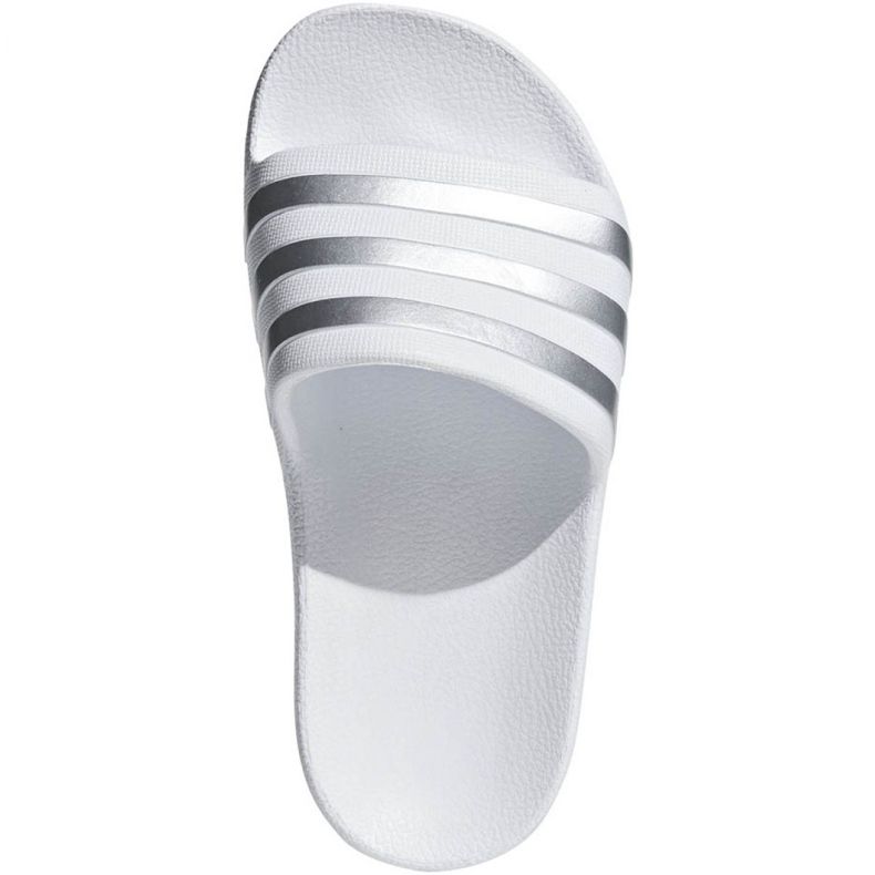 Chinelos Adidas Adilette Aqua K Jr F35555 branco 2