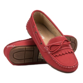 SHELOVET Mocassins Com Arco vermelho 1