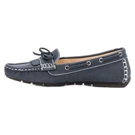 SHELOVET Mocassins Com Arco azul 1