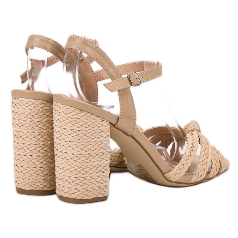 Sandálias trançadas VICES castanho 1