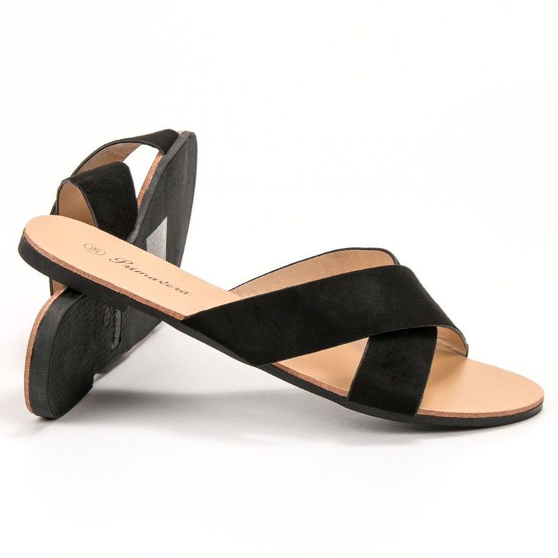 Primavera Chinelos Confortáveis preto 1