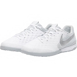 Sapatos de interior Nike Tiempo React Legend 8 Pro Ic M AT6134-100 branco branco 2