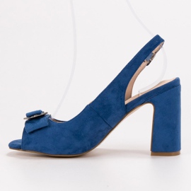 SHELOVET Sandálias em um bar azul 1