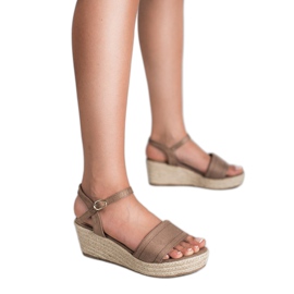 Vices Sandálias na plataforma castanho 2