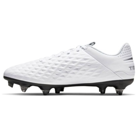 Chuteira Nike Tiempo Legend 8 Academy SG-Pro Anticlog Traction M AT6014-100 branco branco 1