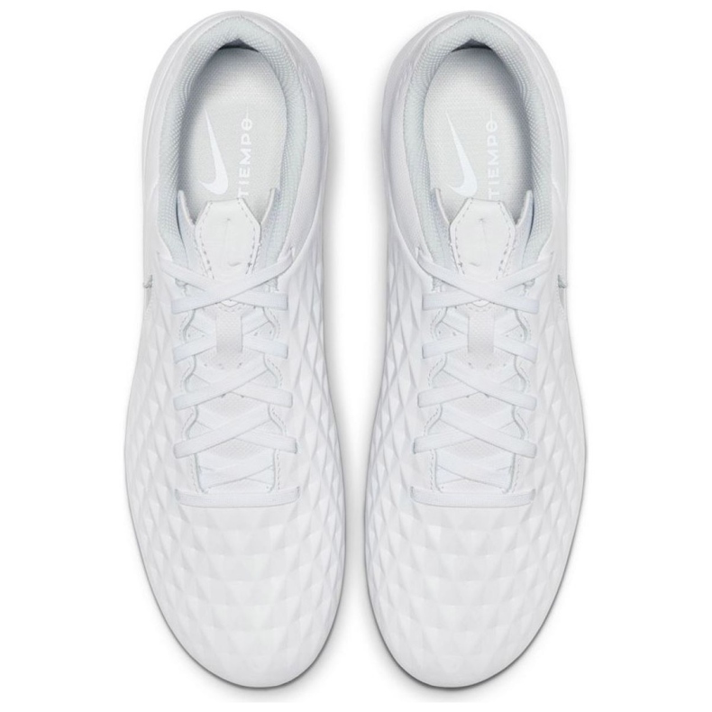 Chuteira Nike Tiempo Legend 8 Academy SG-Pro Anticlog Traction M AT6014-100 branco branco 2