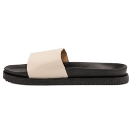 Clowse Chinelos Beige Femininos bege 1