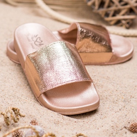 Small Swan Chinelos femininos casuais amarelo 1