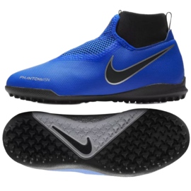 Chuteiras Nike Phantom Vsn Academy Df Tf Jr AO3292-400 azul azul 1 Chuteiras Nike Phantom Vsn Academy Df Tf Jr AO3292-400 azul azul 1