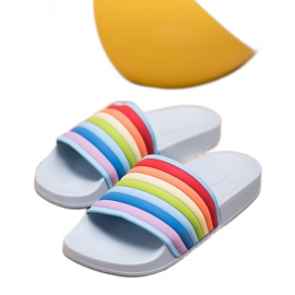 Sweet Shoes Chinelos de borracha coloridos azul multicolorido 2