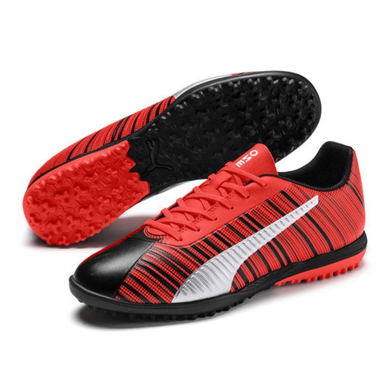 Chuteiras Puma One 5.4 Tt M 105653 01 multicolorido vermelho 2