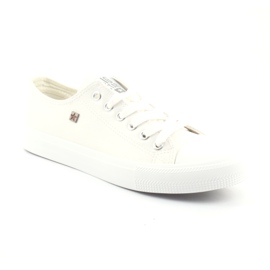 Big star 274869 tênis com cadarço branco 1