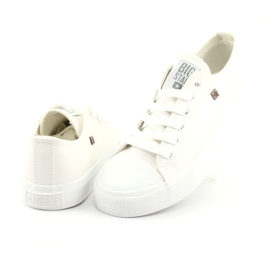 Big star 274869 tênis com cadarço branco 4