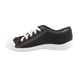 Sapatos juvenis Befado 244T019 branco preto 2