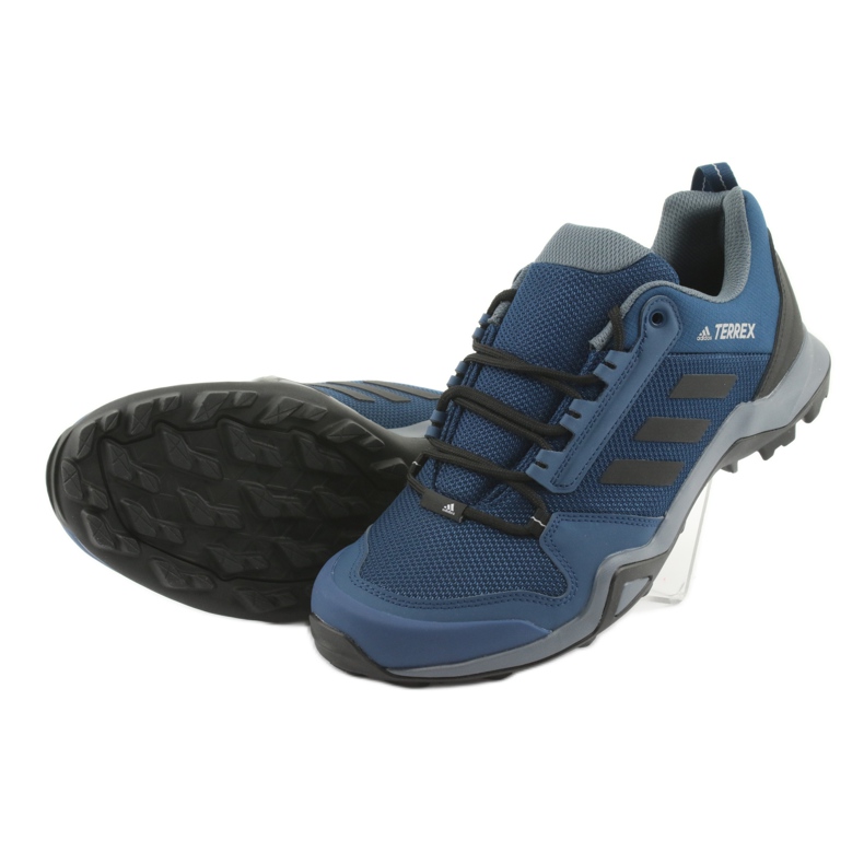 Sapatos de trekking adidas Terrex AX3 M BC0527 preto azul marinho cinza 4