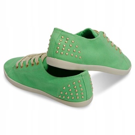 Tênis de tecido com tachas VB67 verde 1