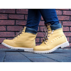 Caçadores Quentes Com Ornamentos Camelo A06 marrom 1