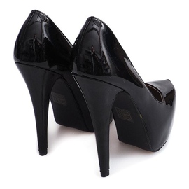 Pinos lacados na plataforma LE107 Black preto 1