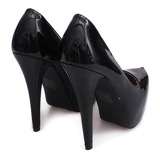 Pinos lacados na plataforma LE107 Black preto 1