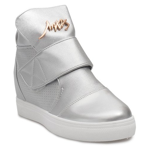 Tênis cano alto 5322 prata cinza 1