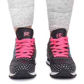 Tênis esportivos B1573-1 preto multicolorido 1