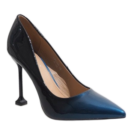 Saltos LE030P lacados azul marinho 1