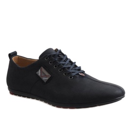 Sapatos masculinos negros WF932-1 preto 1