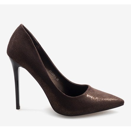 Salto alto marrom clássico AT-0596-L castanho 2 Salto alto marrom clássico AT-0596-L castanho 2