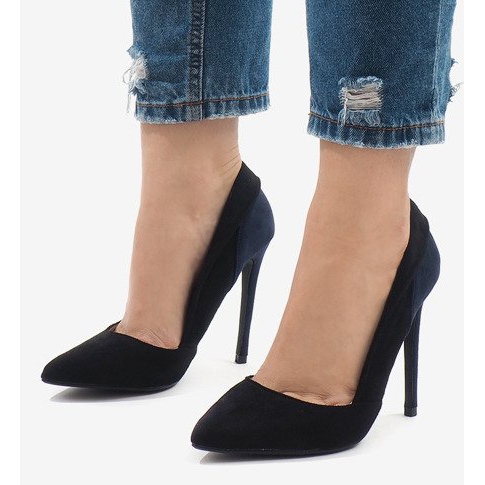 Salto de camurça clássico preto 95299-35 1