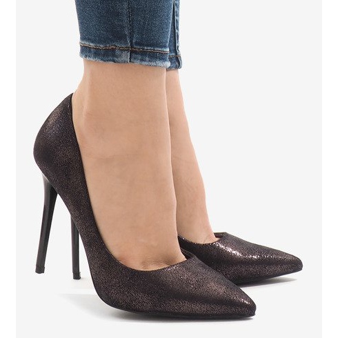 Salto de salto clássico preto AT-0596-L 2 Salto de salto clássico preto AT-0596-L 2