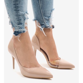 Saltos assimétricos envernizados rosa GH11541 1