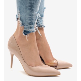 Saltos assimétricos envernizados rosa GH11541 2