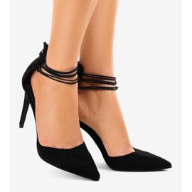 Bombas pretas em um pino 6941-P preto 2 Bombas pretas em um pino 6941-P preto 2