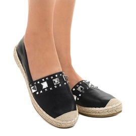Alpercatas pretas com tachas LX-206 preto 2