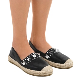 Alpercatas pretas com tachas LX-206 preto 1