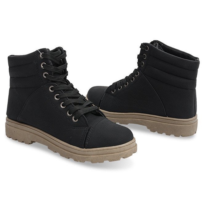 Timberki Trappers Classic 1308 Black preto 1