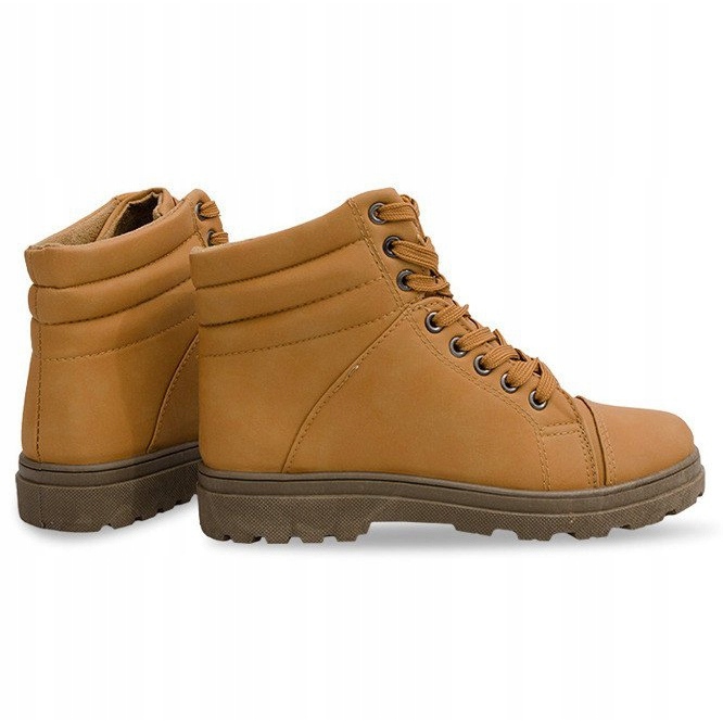 Botas de madeira Classic 1308 Camel marrom 1