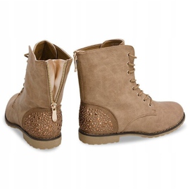 Botas ricamente decoradas 1511-8 Khaki multicolorido verde 2