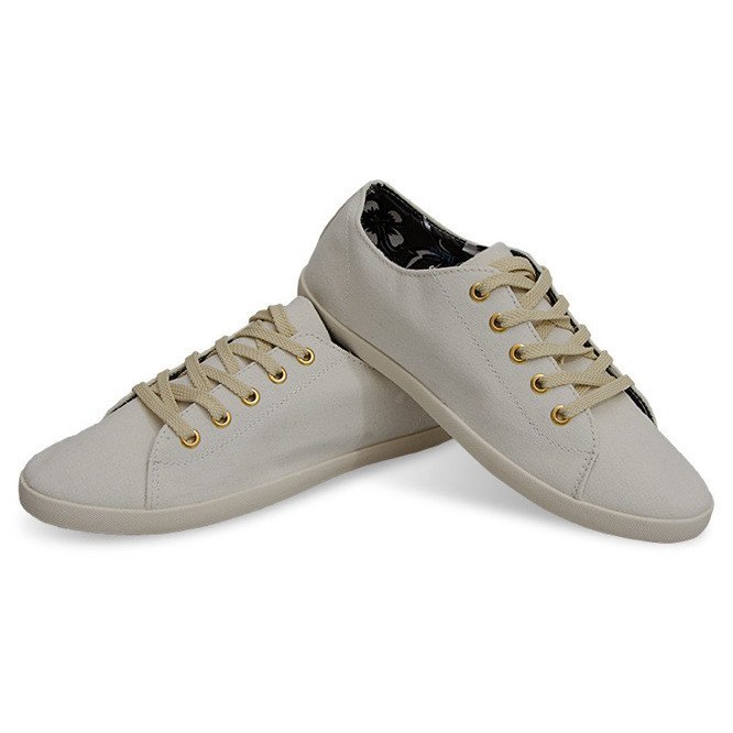 Tênis de tecido 605 branco 1